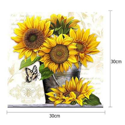 Sunflower - Full Square Drill Diamond Painting 30*30CM