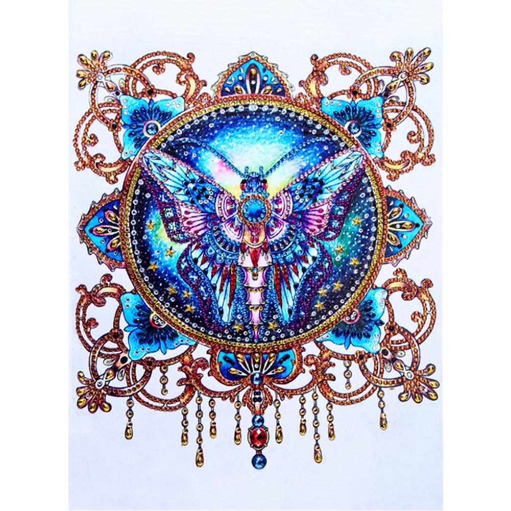 Butterfly - Special Shaped Drill Diamond Painting 30*40CM