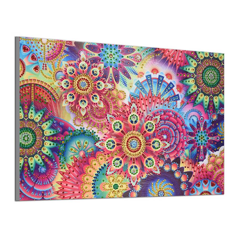 Flower - Full Round Drill Diamond Painting 30*40CM