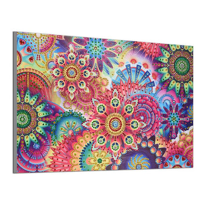 Flower - Full Round Drill Diamond Painting 30*40CM