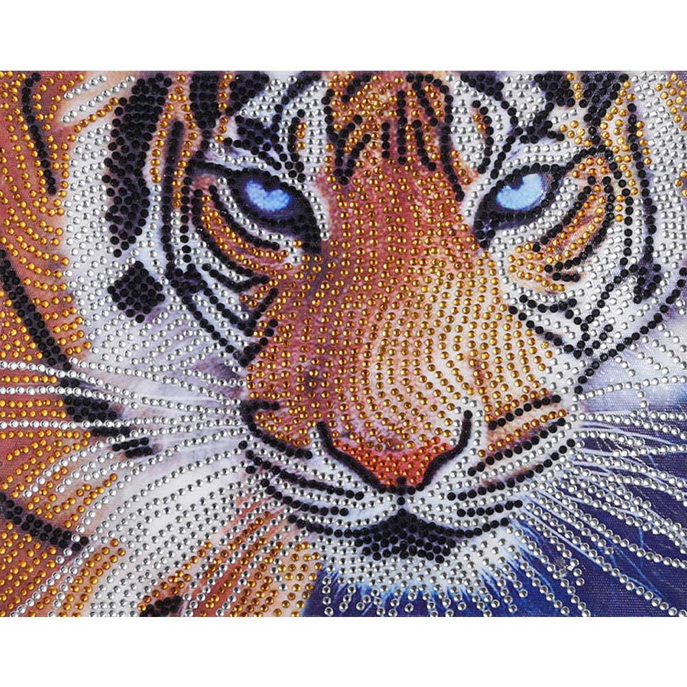 Tiger - Special Shaped Drill Diamond Painting 25*30CM