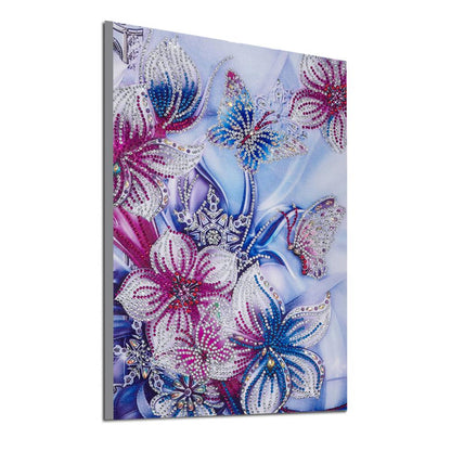 Flowers - Special Shaped Drill Diamond Painting 30*40CM