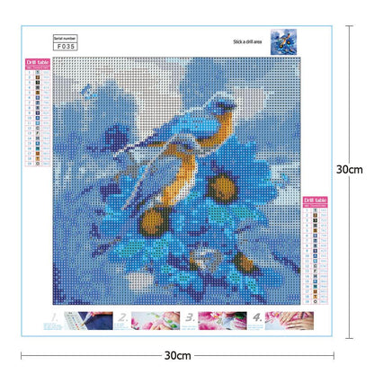 Bird - Full Square Drill Diamond Painting 30*30CM