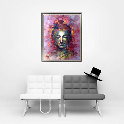 Buddha Statue - Full Square Drill Diamond Painting 40*30CM