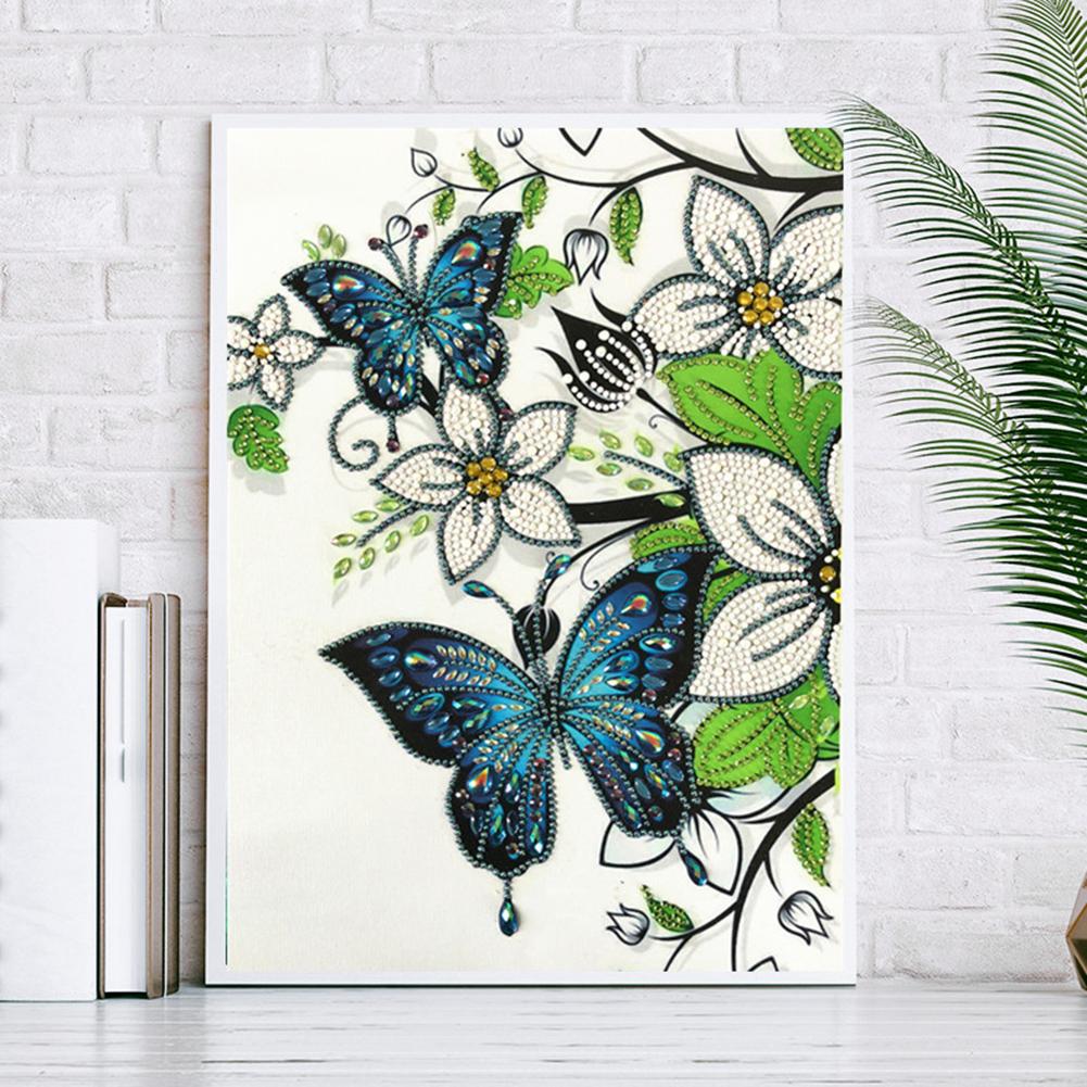 Butterfly - Special Shaped Drill Diamond Painting 30X40CM