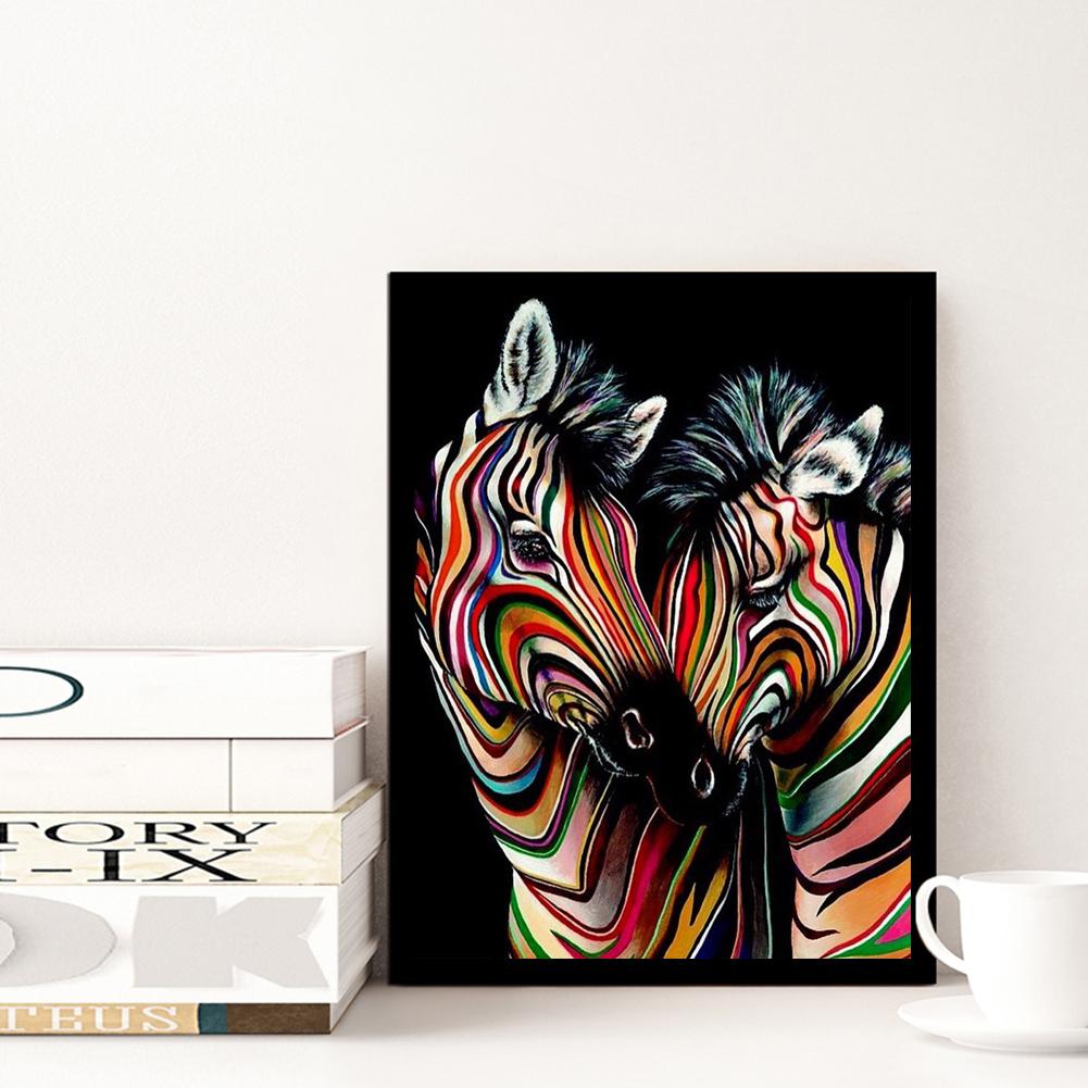 Zebra - Full Round Drill Diamond Painting 30*40CM