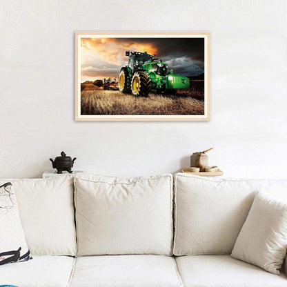 Tractor - Full Square Drill Diamond Painting 40*30CM