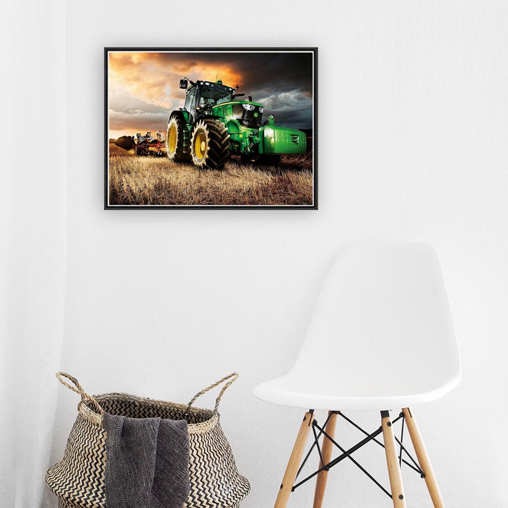 Tractor - Full Square Drill Diamond Painting 40*30CM