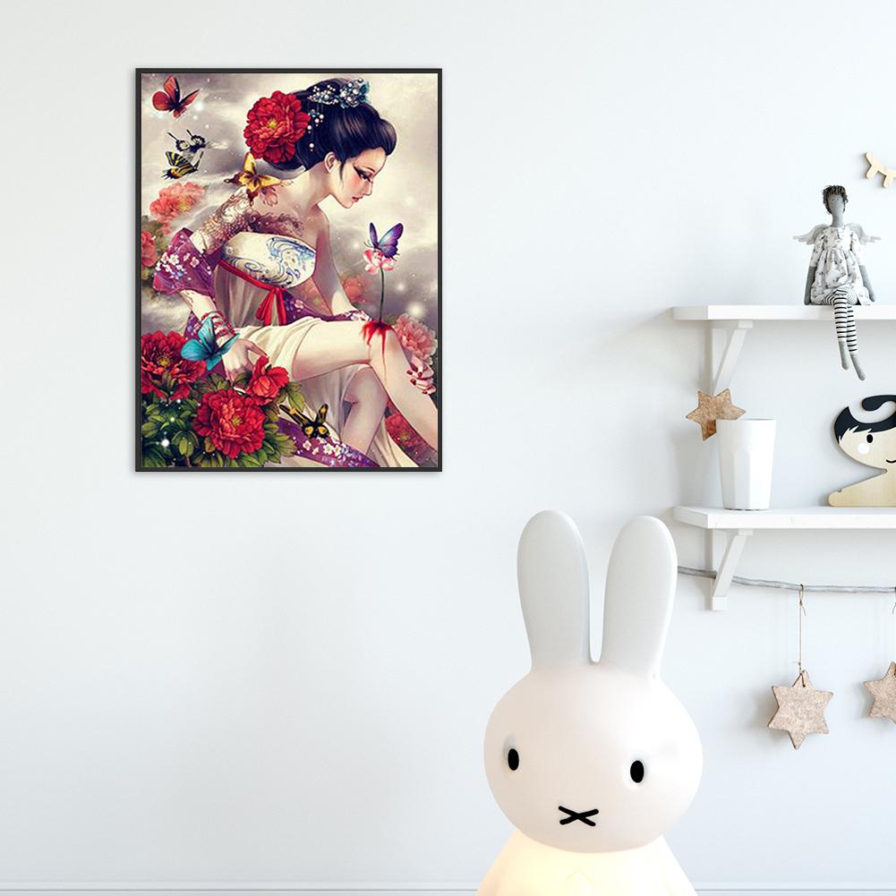 Beauty - Full Round Drill Diamond Painting 40*30CM