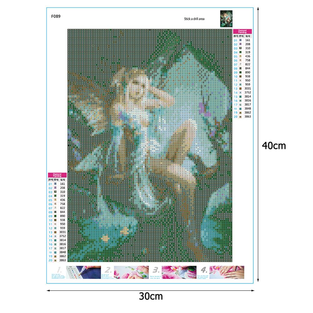 Fairy - Full Square Drill Diamond Painting 30X40CM