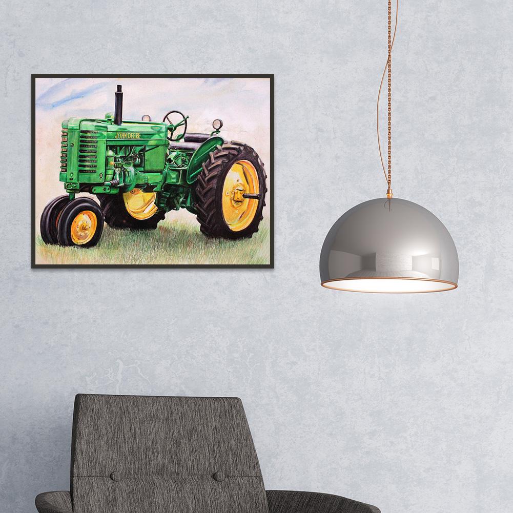 Tractor - Full Round Drill Diamond Painting 40*30CM