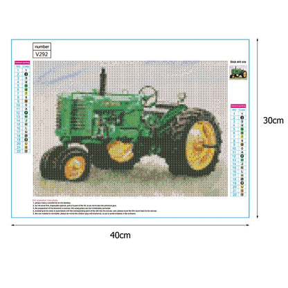 Tractor - Full Round Drill Diamond Painting 40*30CM