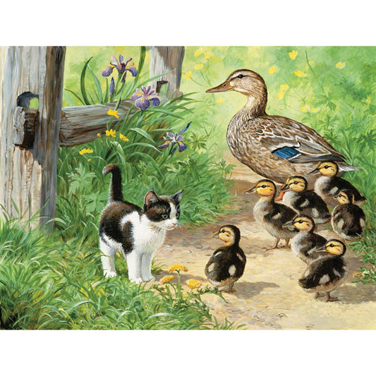 Ducks - Full Round Drill Diamond Painting 40*30CM