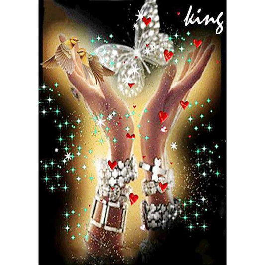 Love Hands - Full Round Drill Diamond Painting 30*40CM