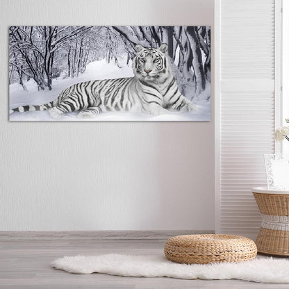 Tiger - Full Round Drill Diamond Painting 90*45CM