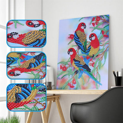 Bird - Special Shaped Drill Diamond Painting 30x25CM