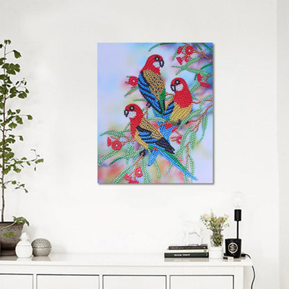 Bird - Special Shaped Drill Diamond Painting 30x25CM