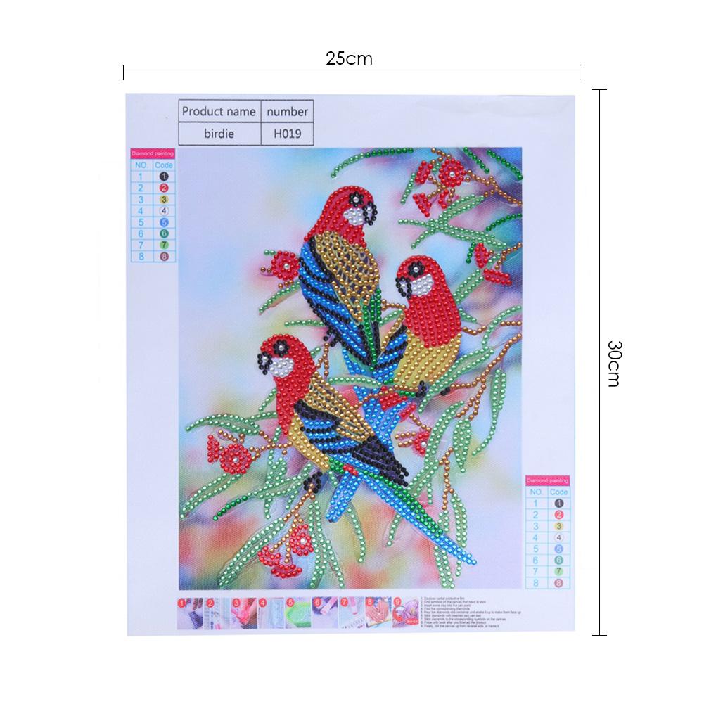 Bird - Special Shaped Drill Diamond Painting 30x25CM