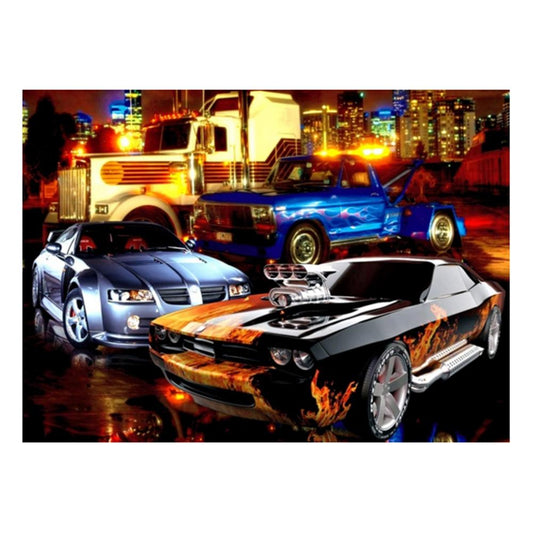 Car - Full Round Drill Diamond Painting 40*30CM