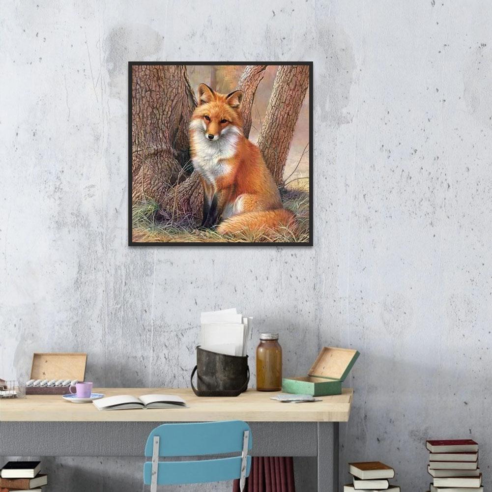 Fox - Full Round Drill Diamond Painting 30*30CM