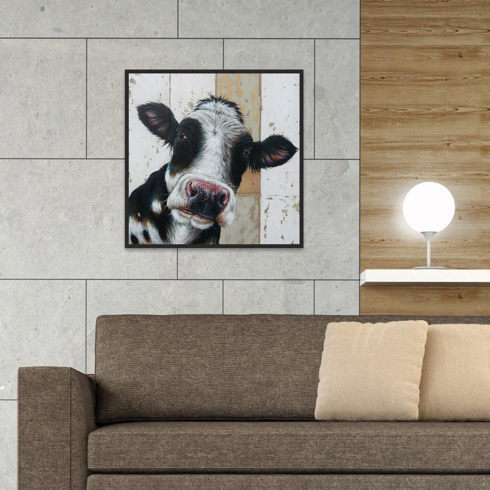 Cow - Full Round Drill Diamond Painting 30*30CM