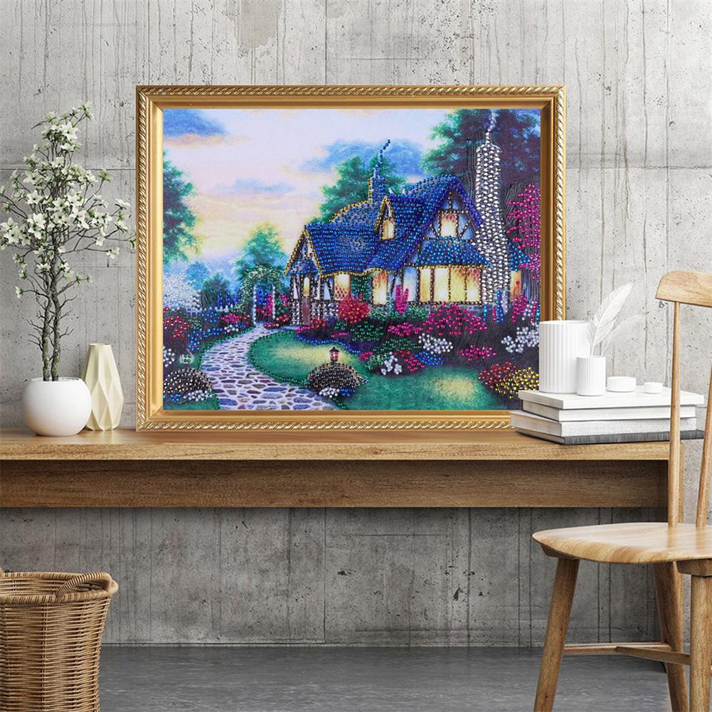 Quiet House - Special Shaped Drill Diamond Painting 40*30CM