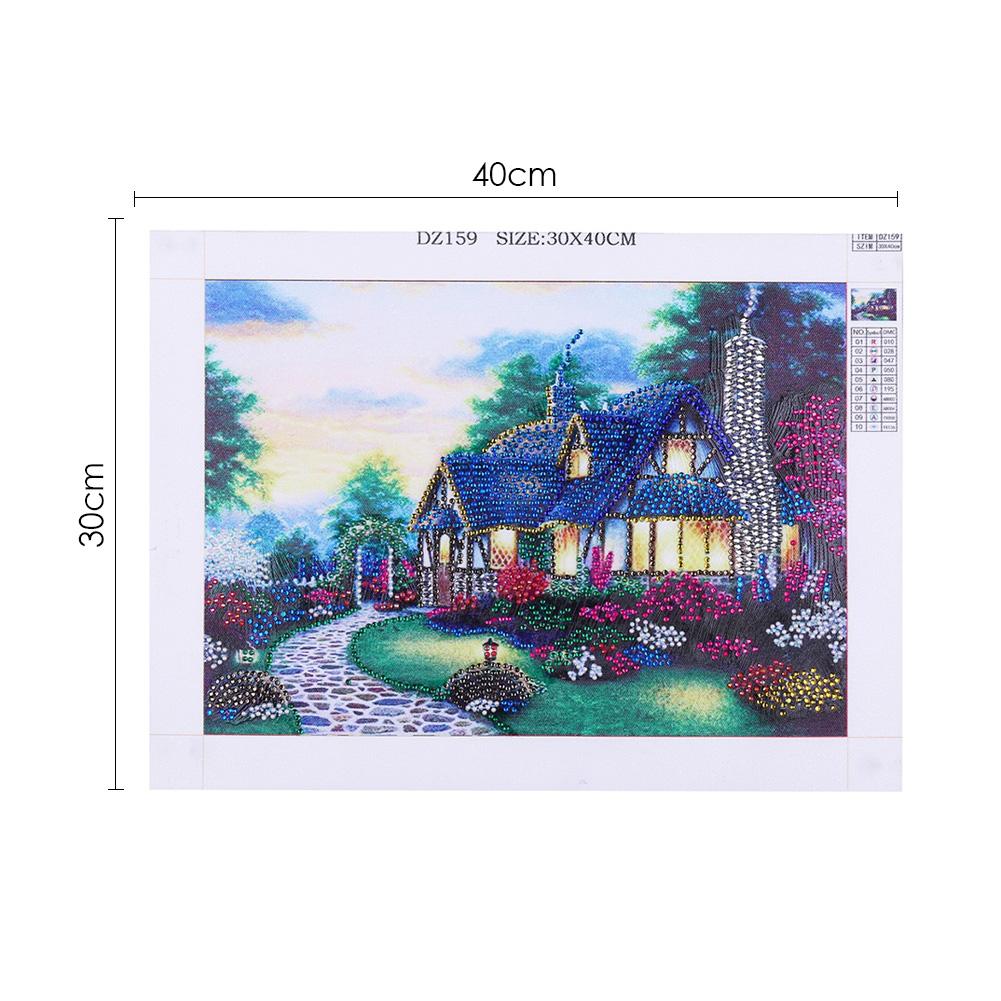 Quiet House - Special Shaped Drill Diamond Painting 40*30CM