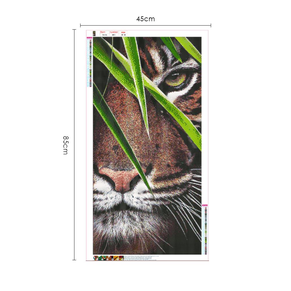 Tiger - Full Round Drill Diamond Painting 85*45CM