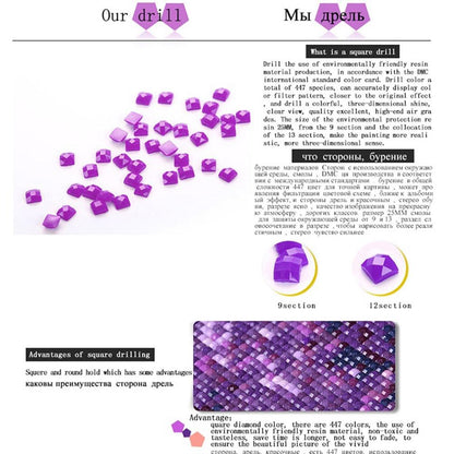 Train - Full Square Drill Diamond Painting 80*40CM