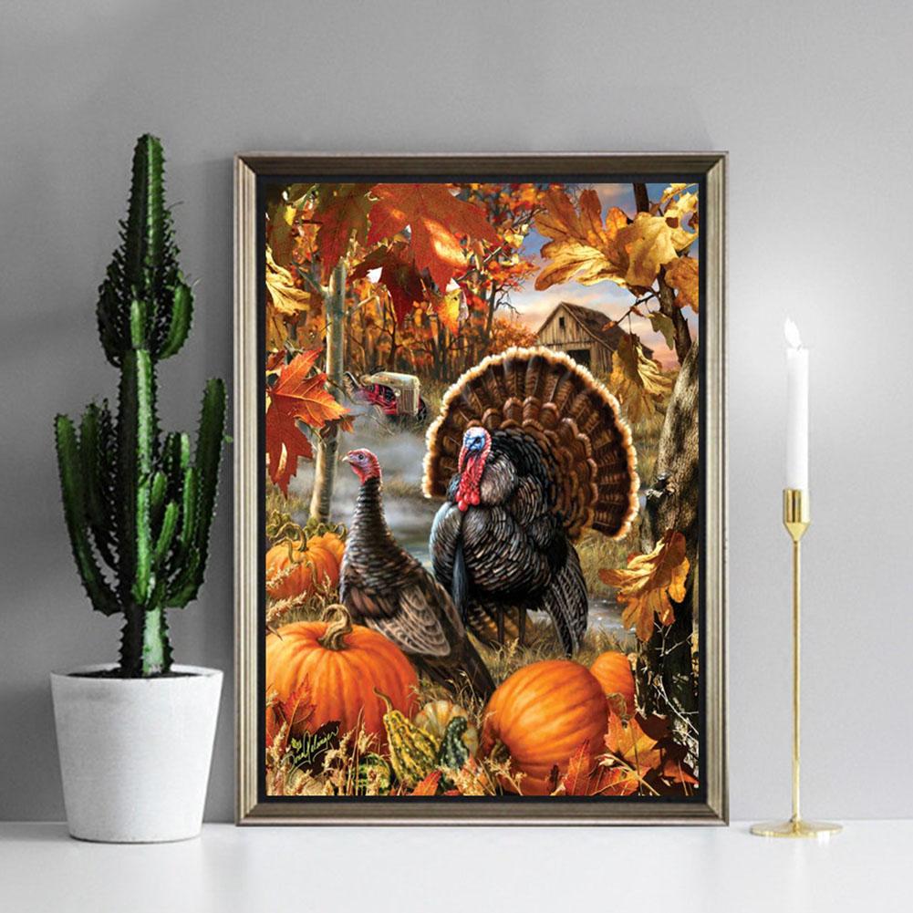 Novelty Chicken - Full Round Drill Diamond Painting 40*30CM