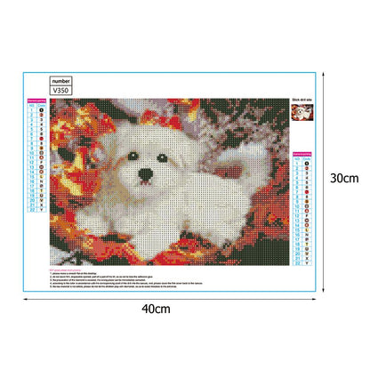 Dog - Full Round Drill Diamond Painting 40*30CM