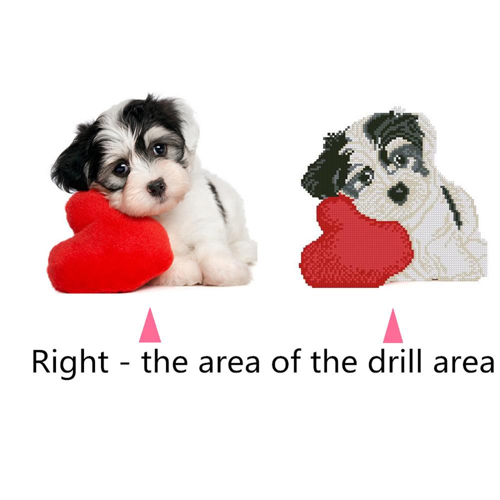 Dog - Full Round Drill Diamond Painting 30*30CM