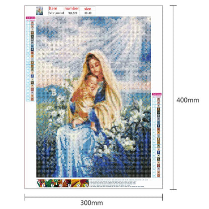 Mom Kids - Full Round Drill Diamond Painting 30*40CM