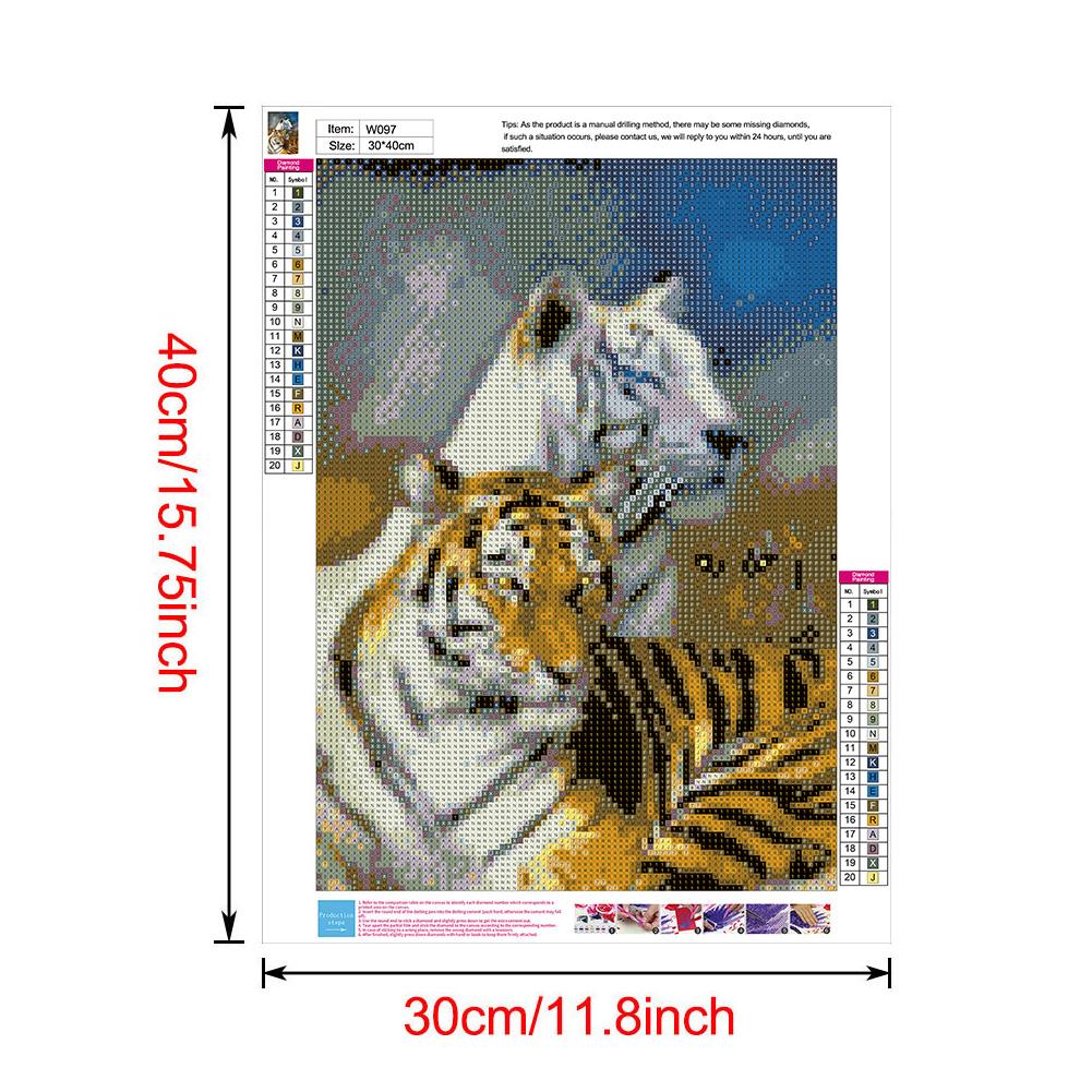 Animals - Full Round Drill Diamond Painting 40*30CM