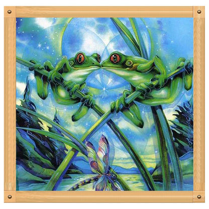 Frog - Full Round Drill Diamond Painting 30*30CM