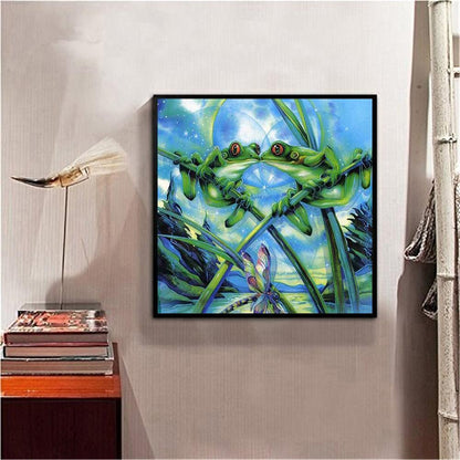 Frog - Full Round Drill Diamond Painting 30*30CM