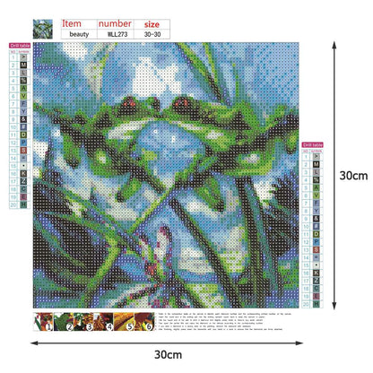 Frog - Full Round Drill Diamond Painting 30*30CM