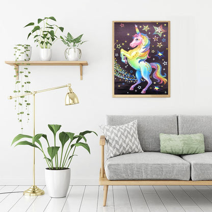 Horse - Special Shaped Drill Diamond Painting 30*40CM