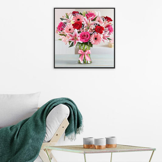 Vase - Full Round Drill Diamond Painting 30*30CM