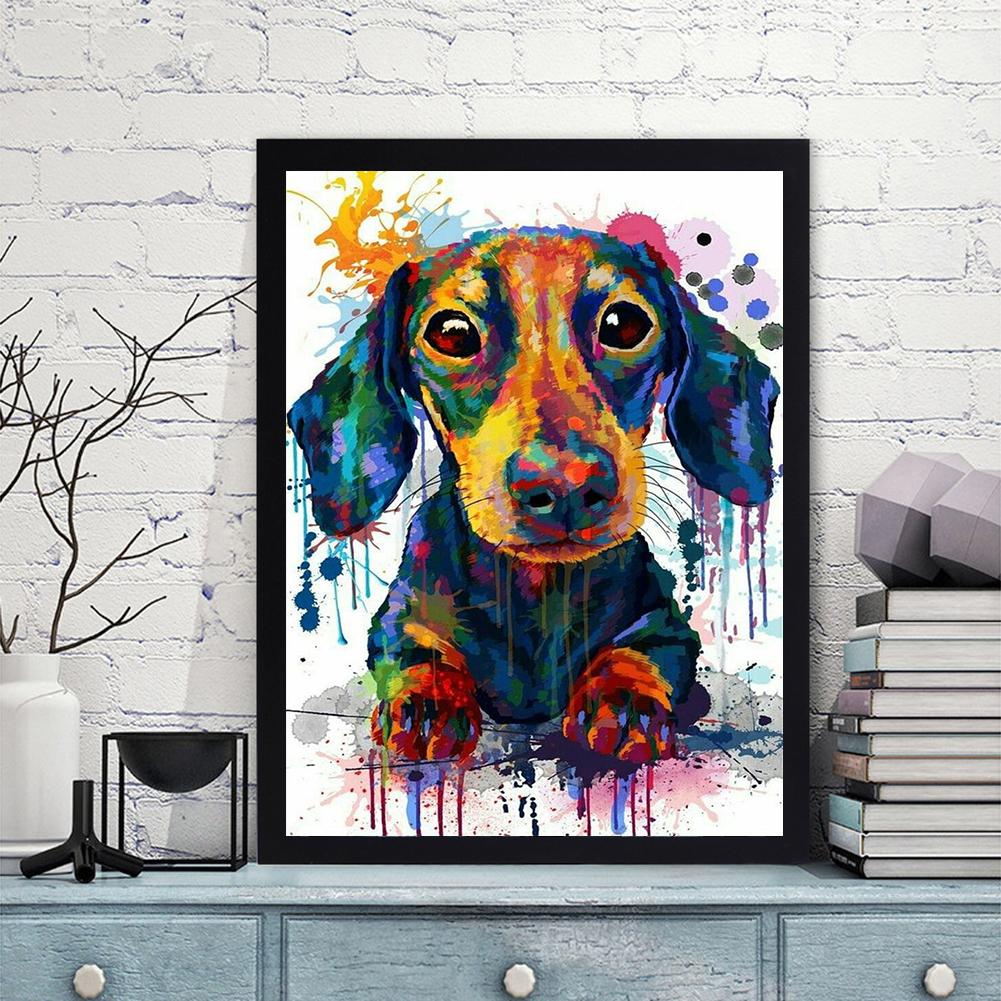 Dog - Full Round Drill Diamond Painting 30*40CM