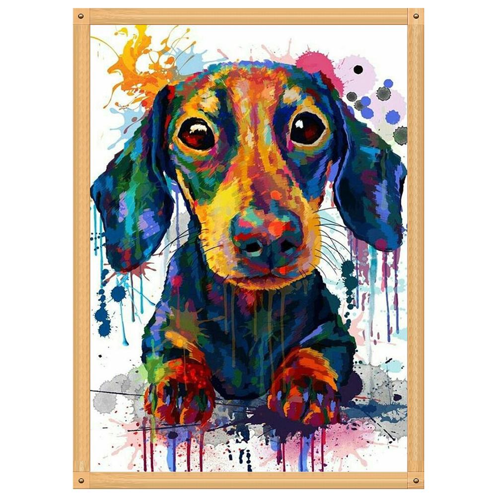 Dog - Full Round Drill Diamond Painting 30*40CM