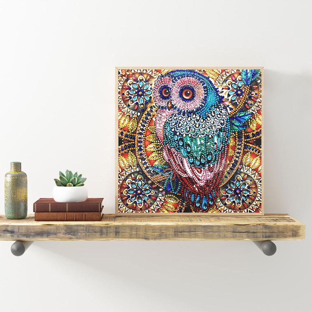 Owl - Special Shaped Drill Diamond Painting 30*30CM