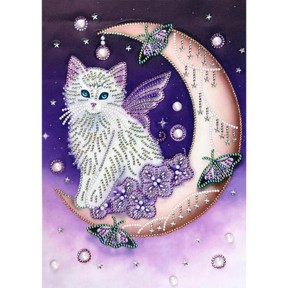 Cat - Special Shaped Drill Diamond Painting 30*40CM