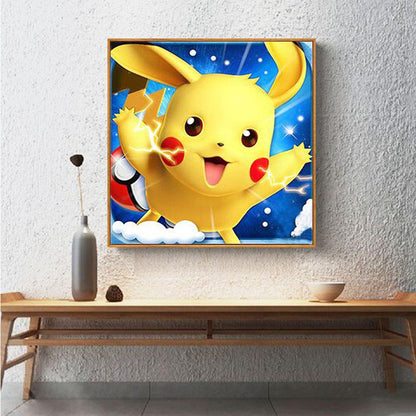 Pikachu - Full Round Drill Diamond Painting 30*30CM