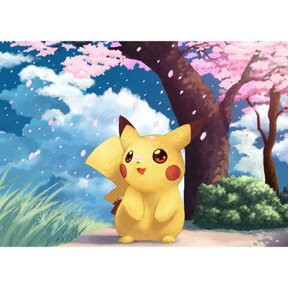 Pikachu - Full Round Drill Diamond Painting 30*40CM