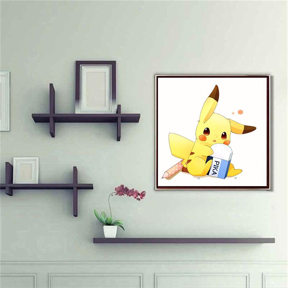 Pikachu - Full Round Drill Diamond Painting 30*30CM