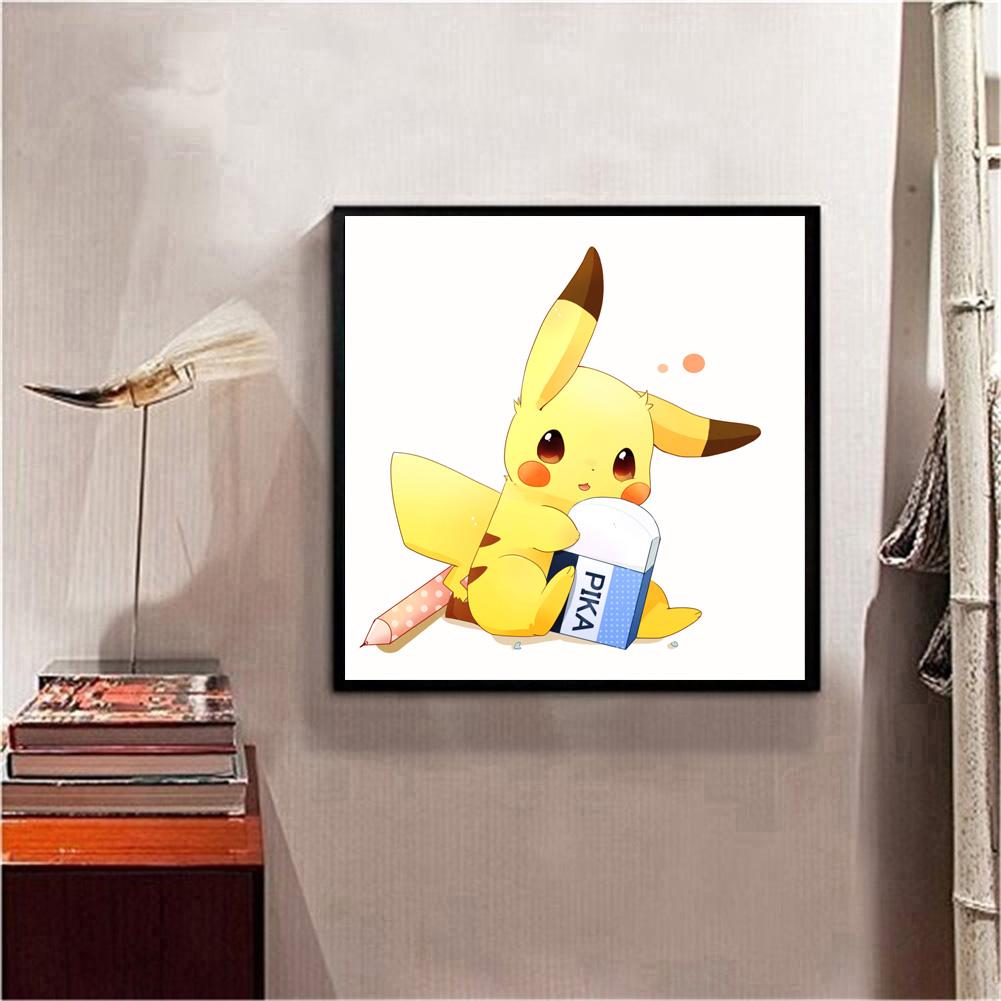 Pikachu - Full Round Drill Diamond Painting 30*30CM