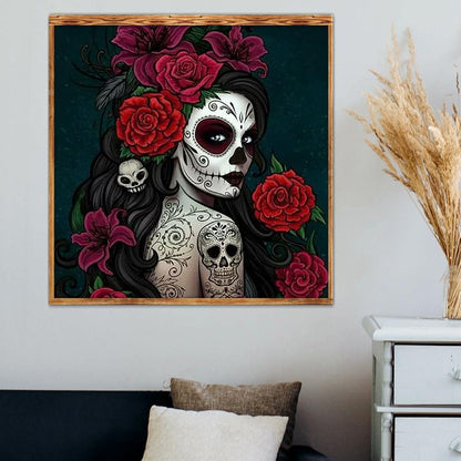 Beauty - Full Round Drill Diamond Painting 30*30CM