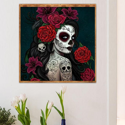 Beauty - Full Round Drill Diamond Painting 30*30CM