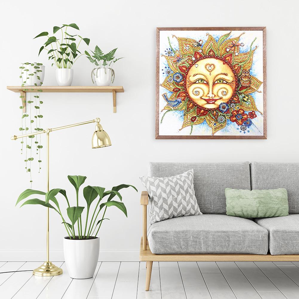 Sun - Full Round Drill Diamond Painting 30*30CM